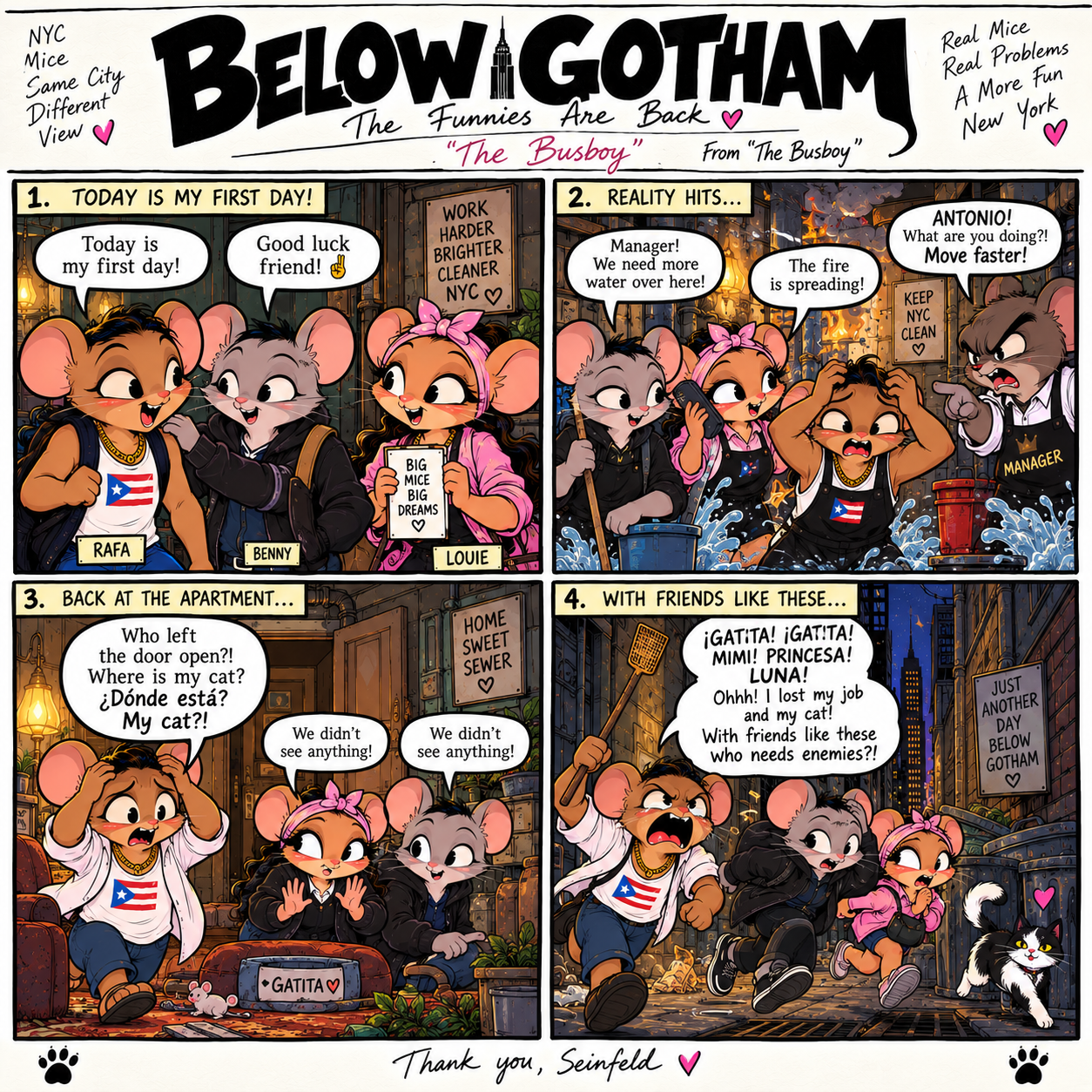 Below Gotham — From The Busboy — September 9, 2026